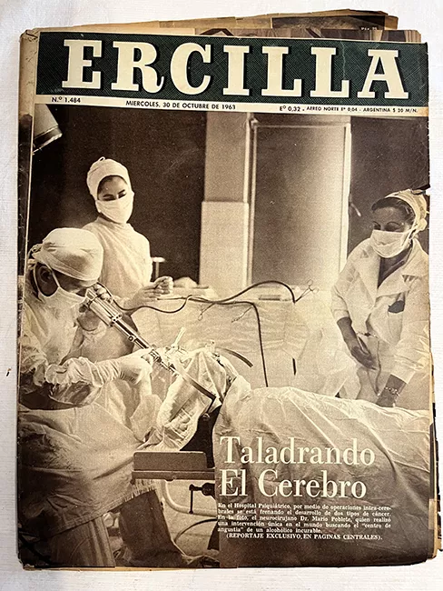 Ercilla N°1484. Año XIX. Taladrando el cerebro