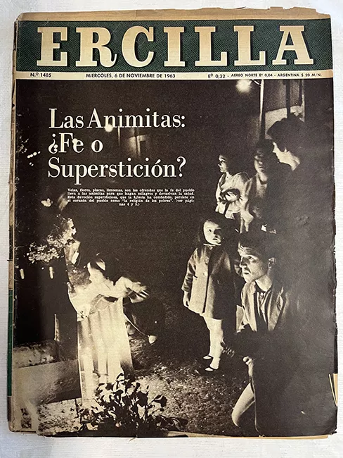 Ercilla N°1485. Año XIX. Las animitas: ¿fé o supertición?