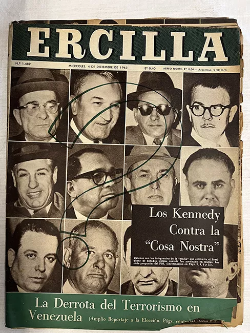 Ercilla N°1489. Año XIX. Los Kennedy contra la "Cosa Nostra"