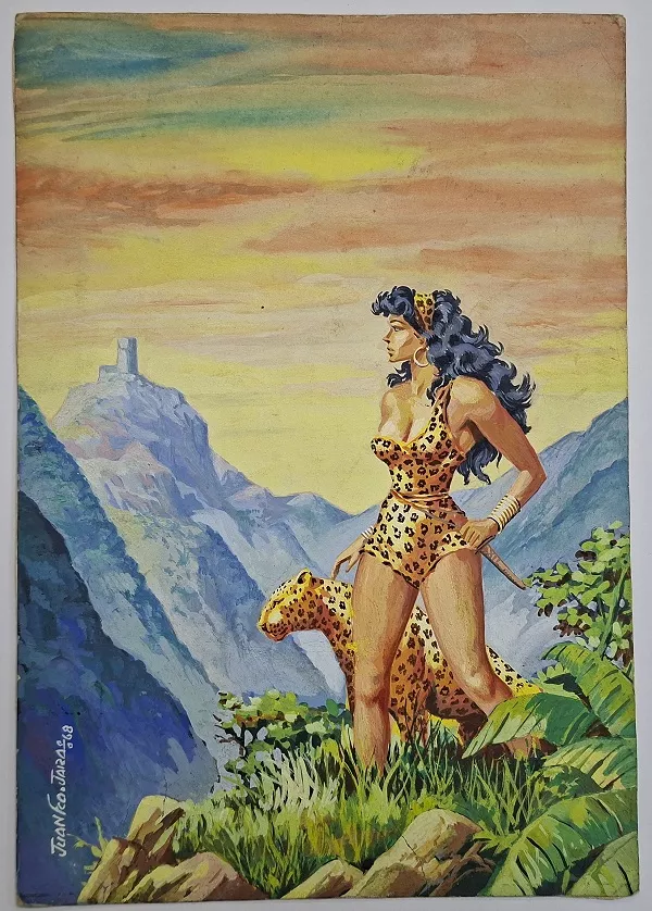 Dibujo para portada revista Jungla