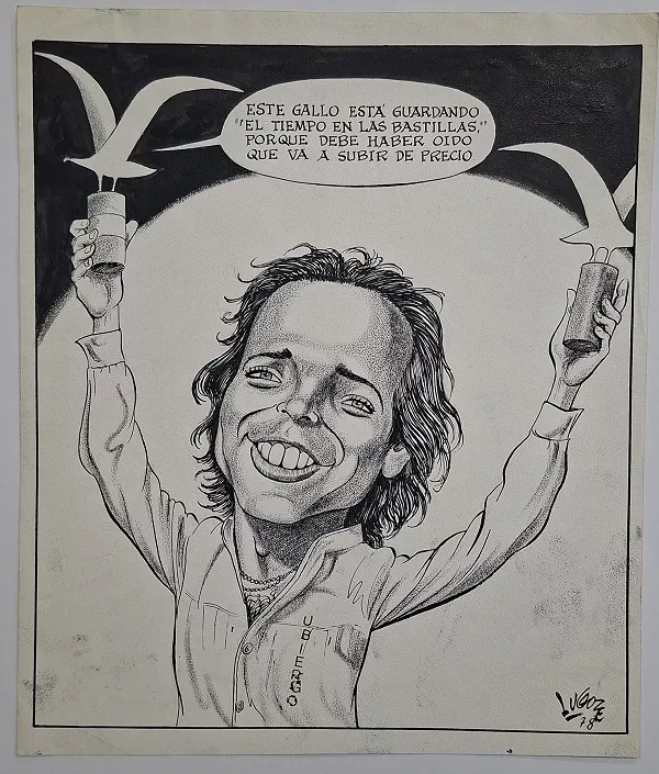 Caricatura de Fernando Ubiergo