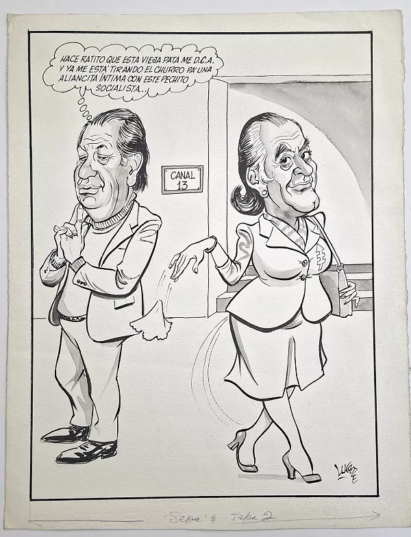 Caricatura de políticos