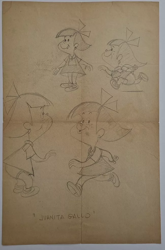 Boceto de Juanita Gallo