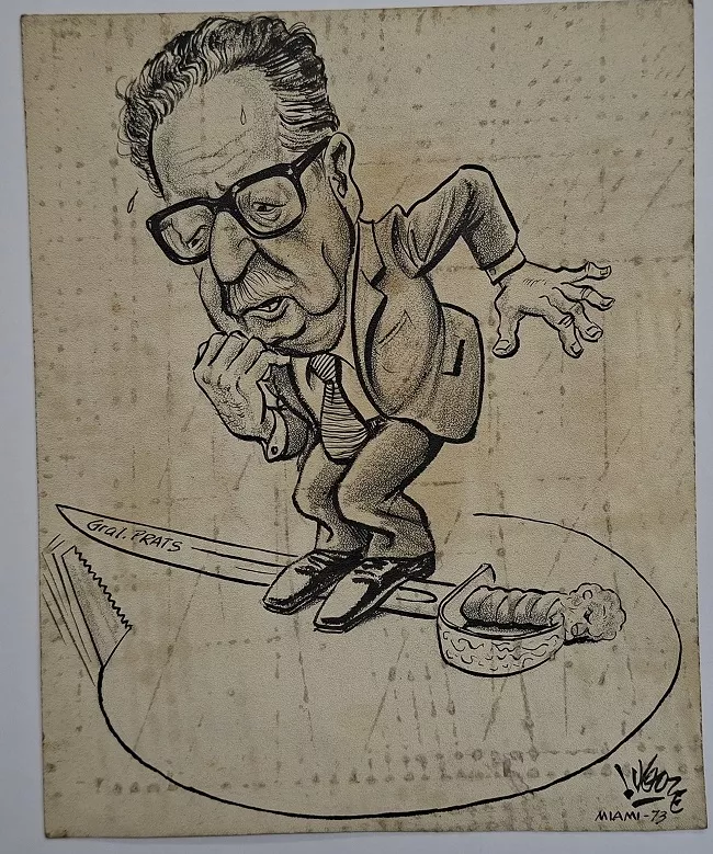 Caricatura de Allende