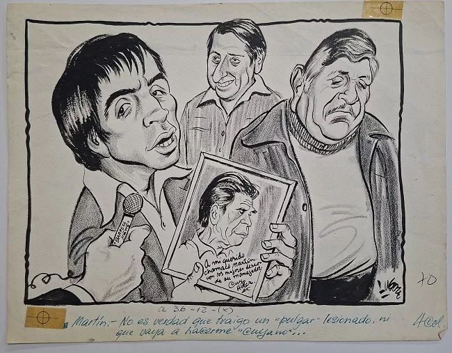 Caricatura de Martín Vargas