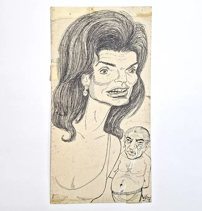 Caricatura de Jacqueline Kennedy