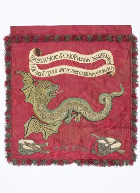 Estandarte español regimiento Dragones