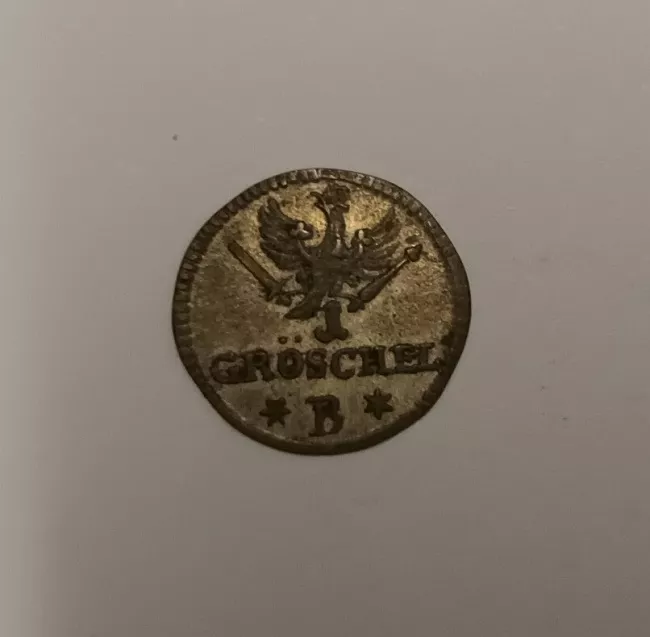 Moneda alemana de un groschel