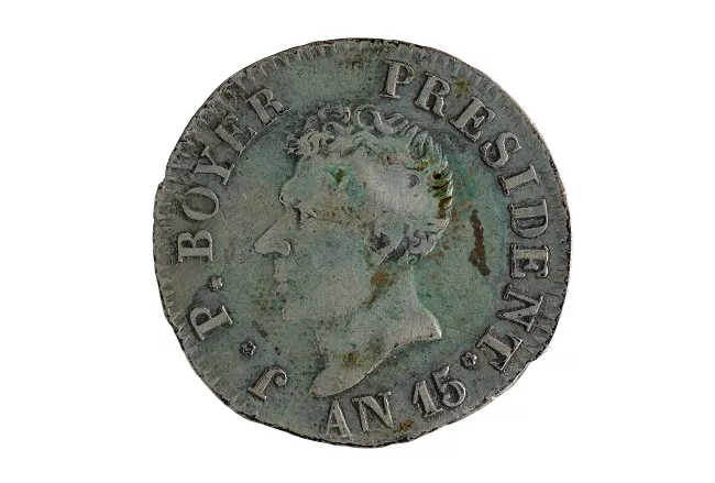 Moneda haitiana de veinticinco centavos