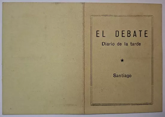 Credencial de Eduardo Matte Ossa