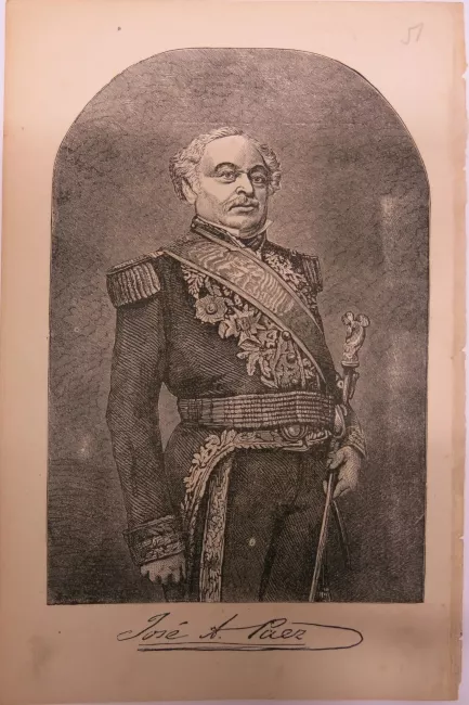 RETRATO DE DON JOSE A.PAEZ