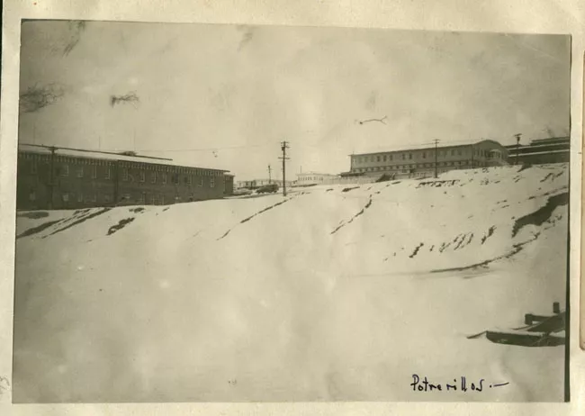Vista de Potrerillos nevado