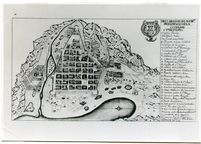 Plano de La Serena, 1714