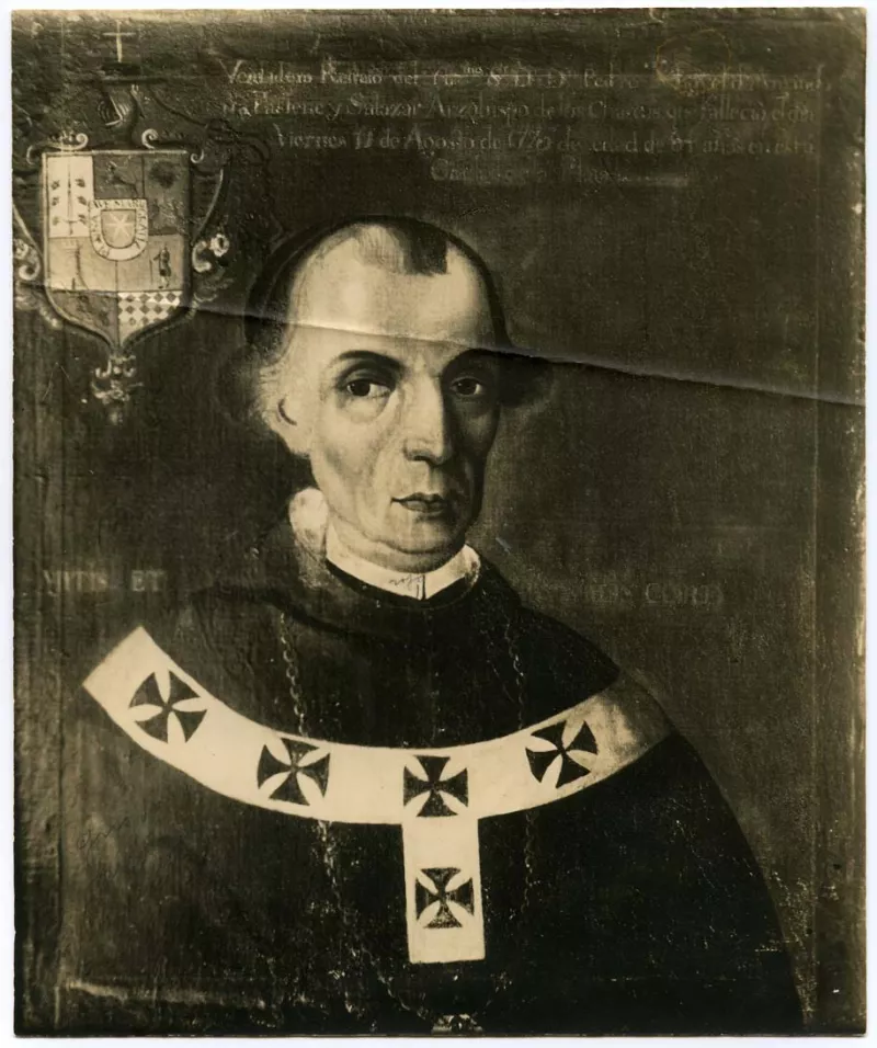 Retrato de Arzobispo de Charcas Pedro Pastene y Salazar