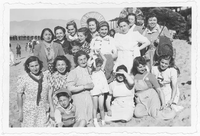 Liceo de Niñas de Antofagasta. Paseo anual, Mejillones 1943