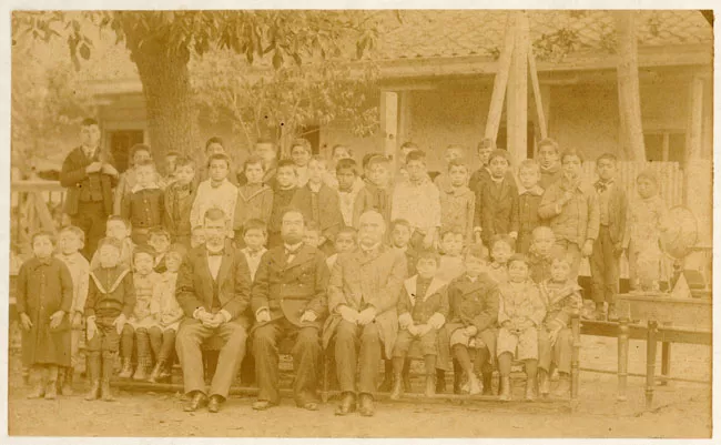 Teatro. Curso hombres de Quillota, cursos de preparatoria 1910