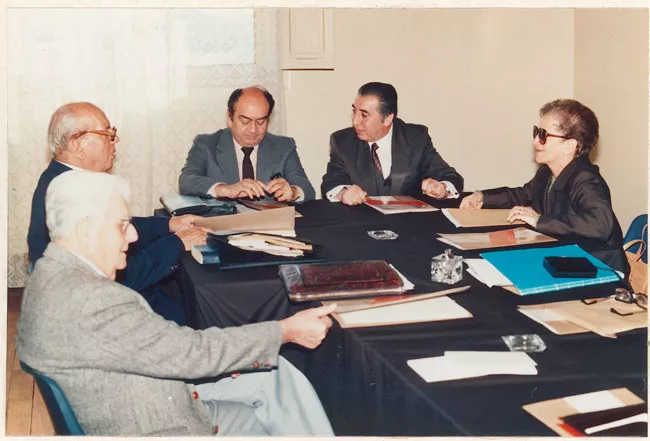 Mario Arnello, David Vergara, Teresa Clerc, Luis Gómez