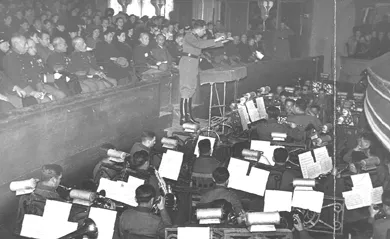 Banda de Música de Carabineros en Ceremonia de los Veteranos del 79