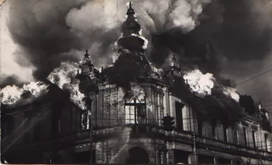 Incendio Banco Chile-Alemania