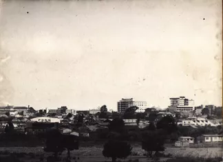 Vista de Temuco desde el cerro Conun Hueno