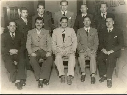 Retrato grupal masculino