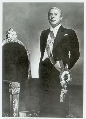 Retrato oficial del presidente Gabriel González Videla