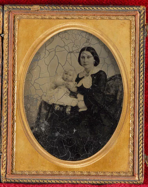 Retrato de mujer y niño