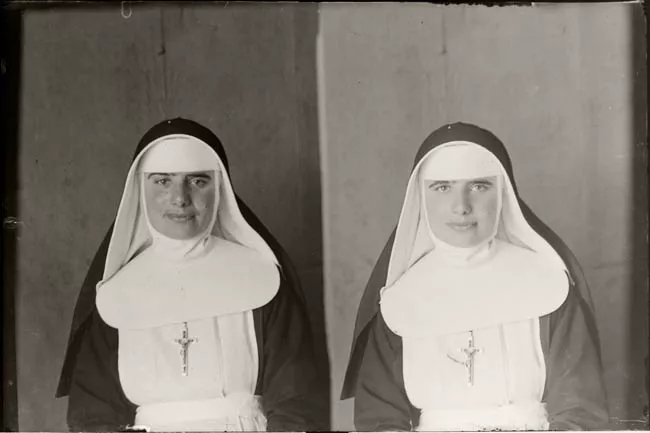 Dos retratos de una religiosa