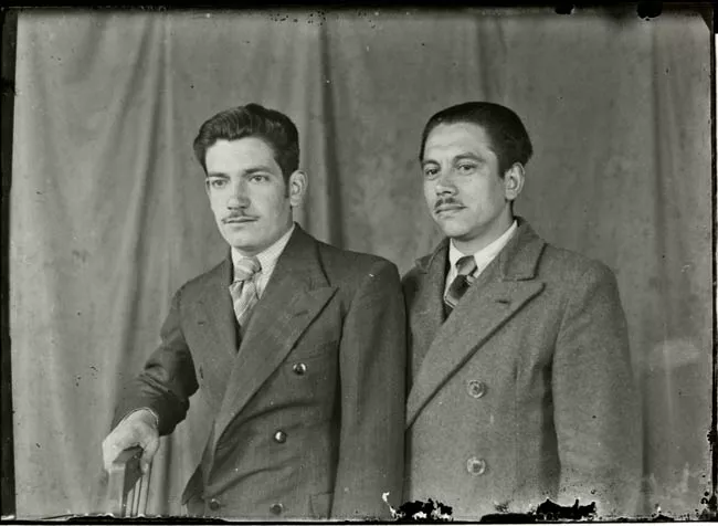 Retrato de dos hombres