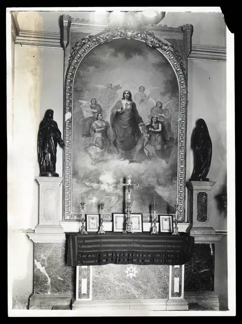 Interior Ermita Cerro Santa Lucía