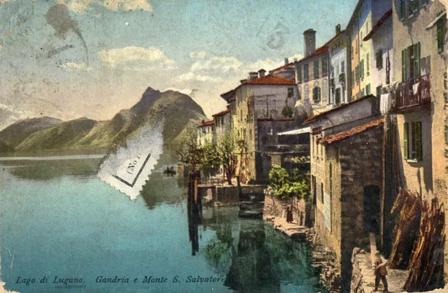 Lago di Lugano Gandria e Monte S. Salvatore