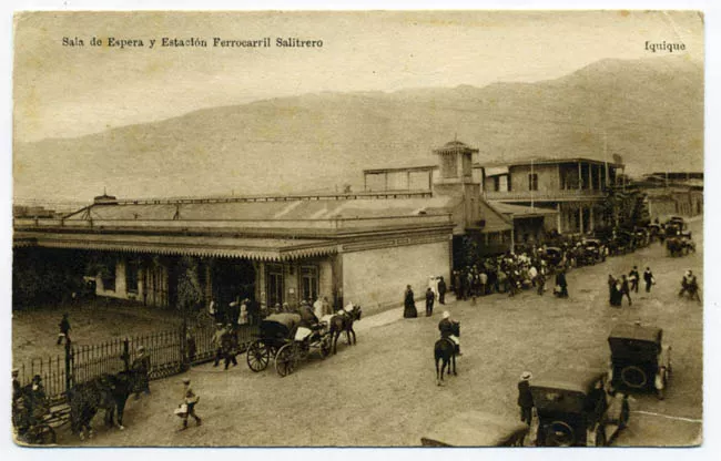 SALA DE ESPERA Y ESTACION DE FERROCARRIL