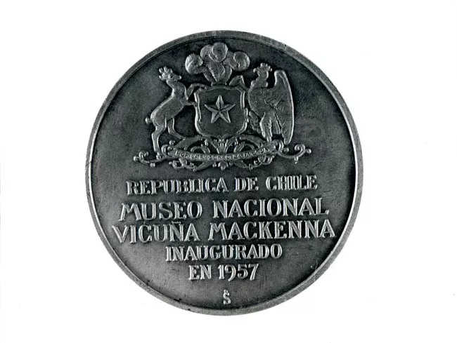 Medalla del Museo Benjamín Vicuña Mackenna