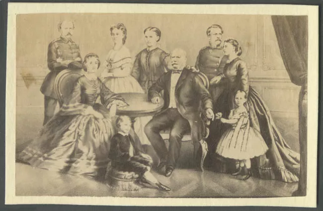 Retrato del Rey de Prusia y Familia