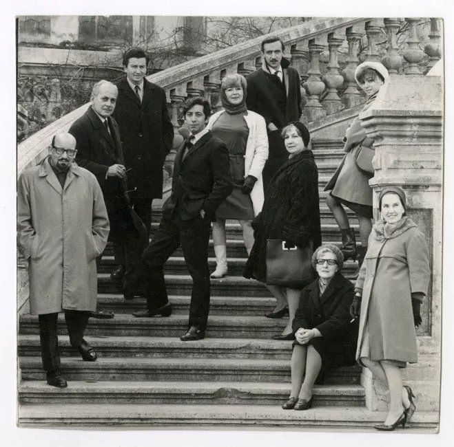 SILVIA PIÑEIRO Y ACTORES.