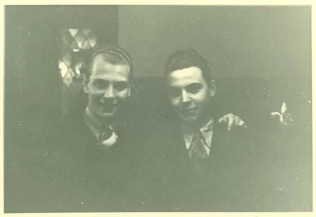 Retrato de dos hombres