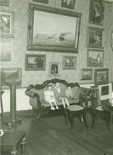 Retrato de tres niños