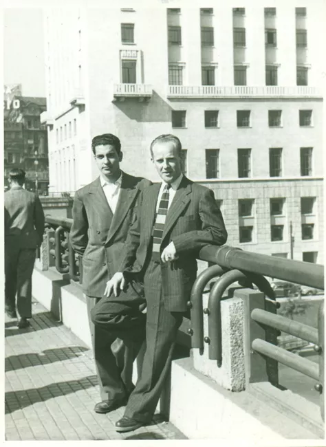 Retrato de dos hombres