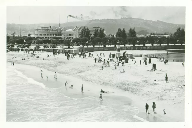 Vista de playa