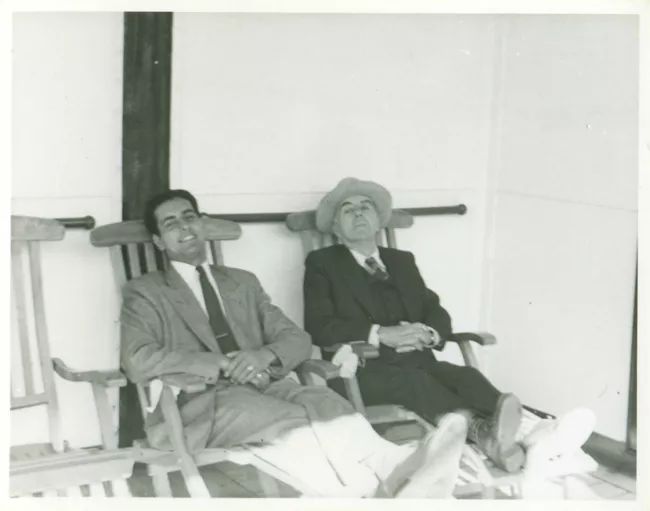 Retrato de dos hombres