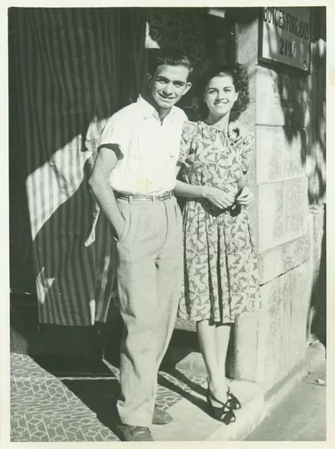 Pareja sonriente