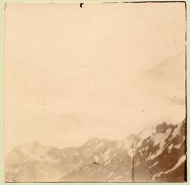 Paisaje natural en Cordillera de los Andes