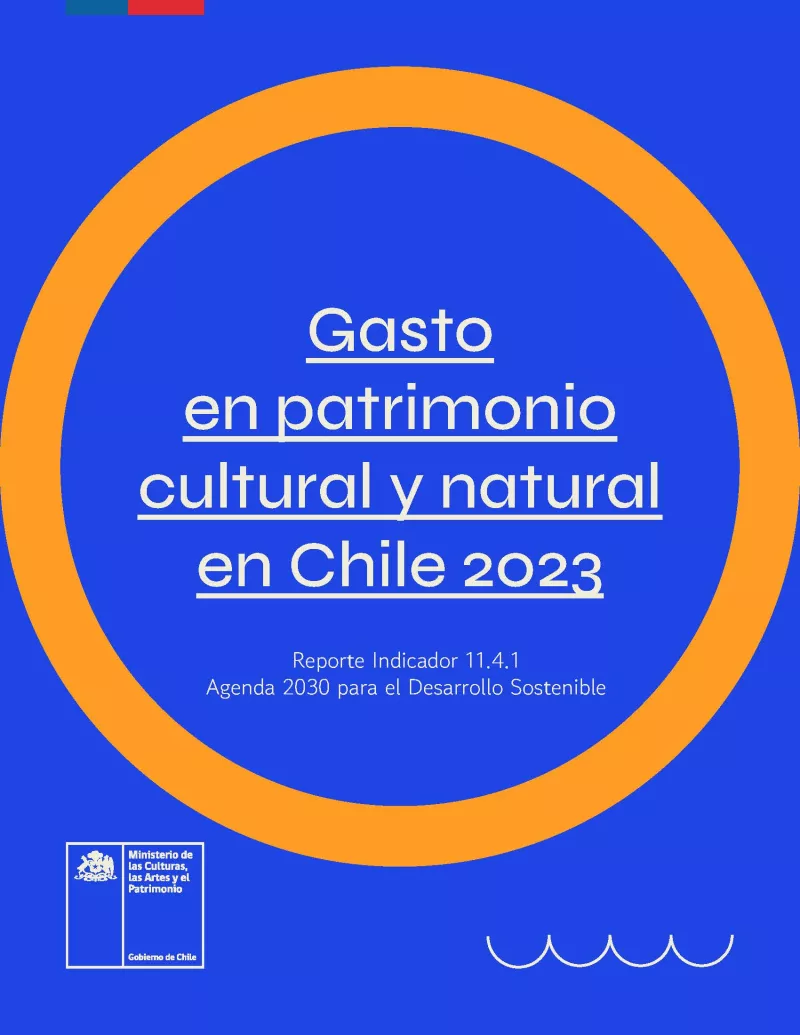 Gasto en patrimonio cultural y natural en Chile 2023: Reporte Indicador 11.4.1 Agenda 2030 para el Desarrollo Sostenible
