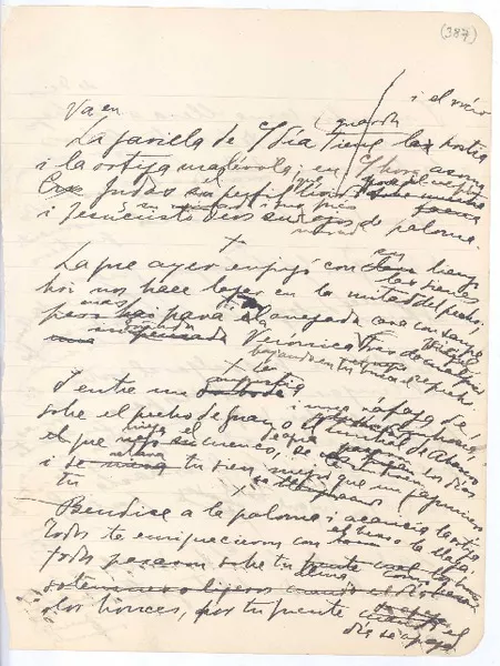 La gavilla de cada día  [manuscrito] Gabriela Mistral.