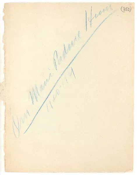[Om mani Padme Hum] :  [manuscrito] Gabriela Mistral.