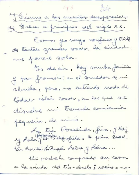 Himnos a las murallas desesperadas de Talca : a principios del siglo XX [manuscrito] Pablo de Rokha.