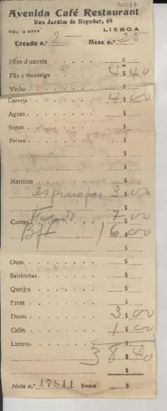 [Receta de cocina] [1935], Lisboa, [Portugal]  [manuscrito] Gabriela Mistral.