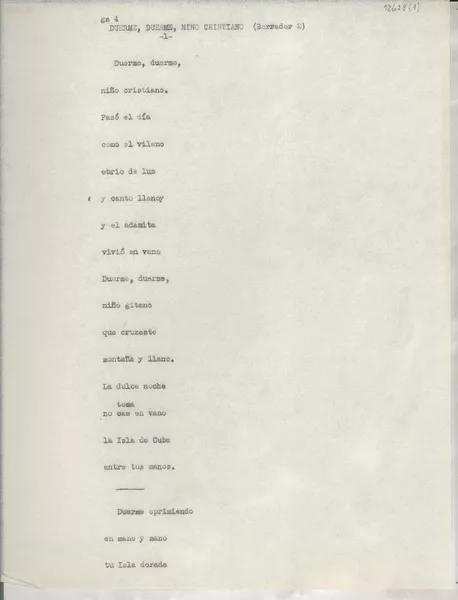 [El día sube _]  [manuscrito] [Gabriela Mistral].