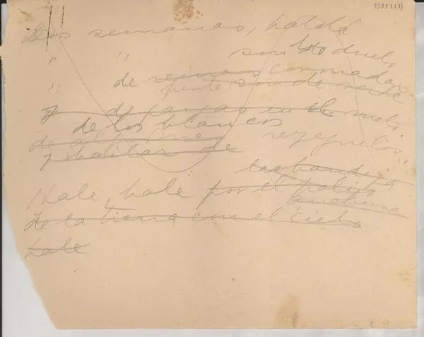 [Ronda del algodón]  [manuscrito] [Gabriela Mistral].