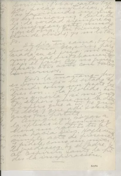 [Carta] [1946-1956?] [a] Doris Dana  [manuscrito] Gabriela Mistral.